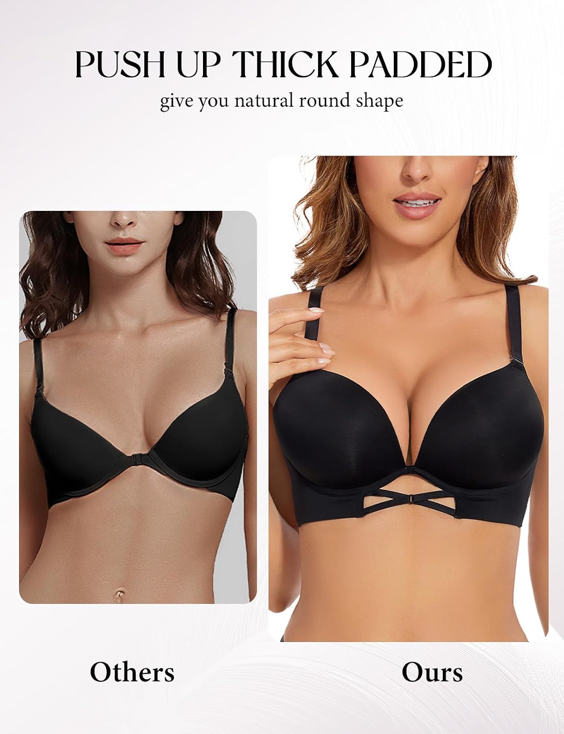 Upushall Push Up Padded Bra for Women — image 2