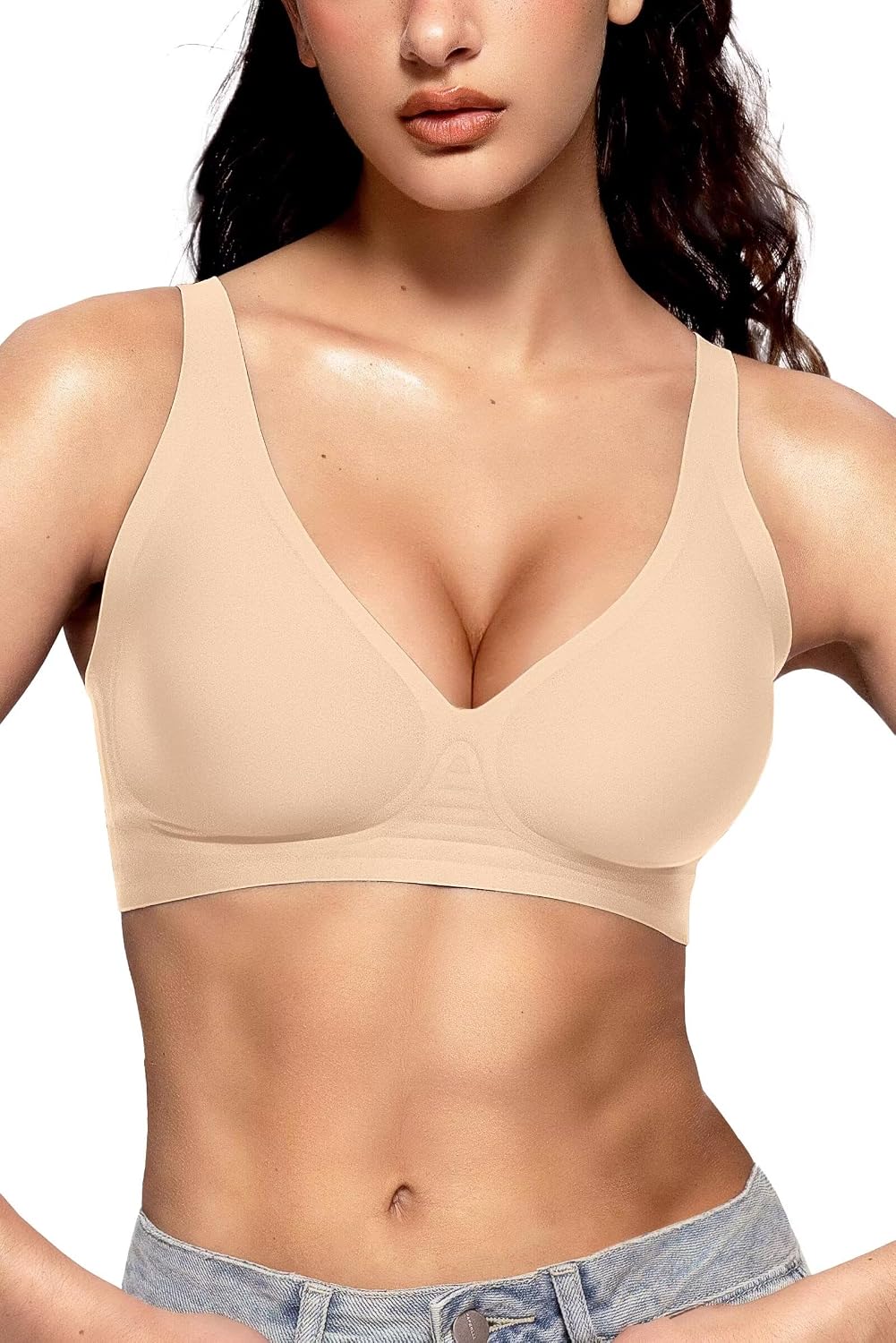 Vertvie Wireless Jelly Push Up Plunge Bra — image 8