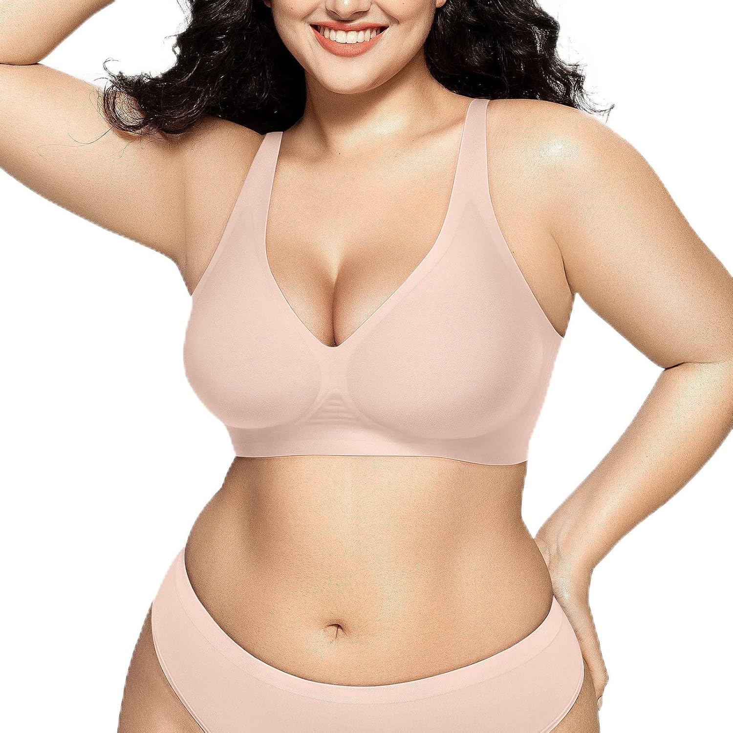 Vertvie Wireless Jelly Push Up Plunge Bra — image 11
