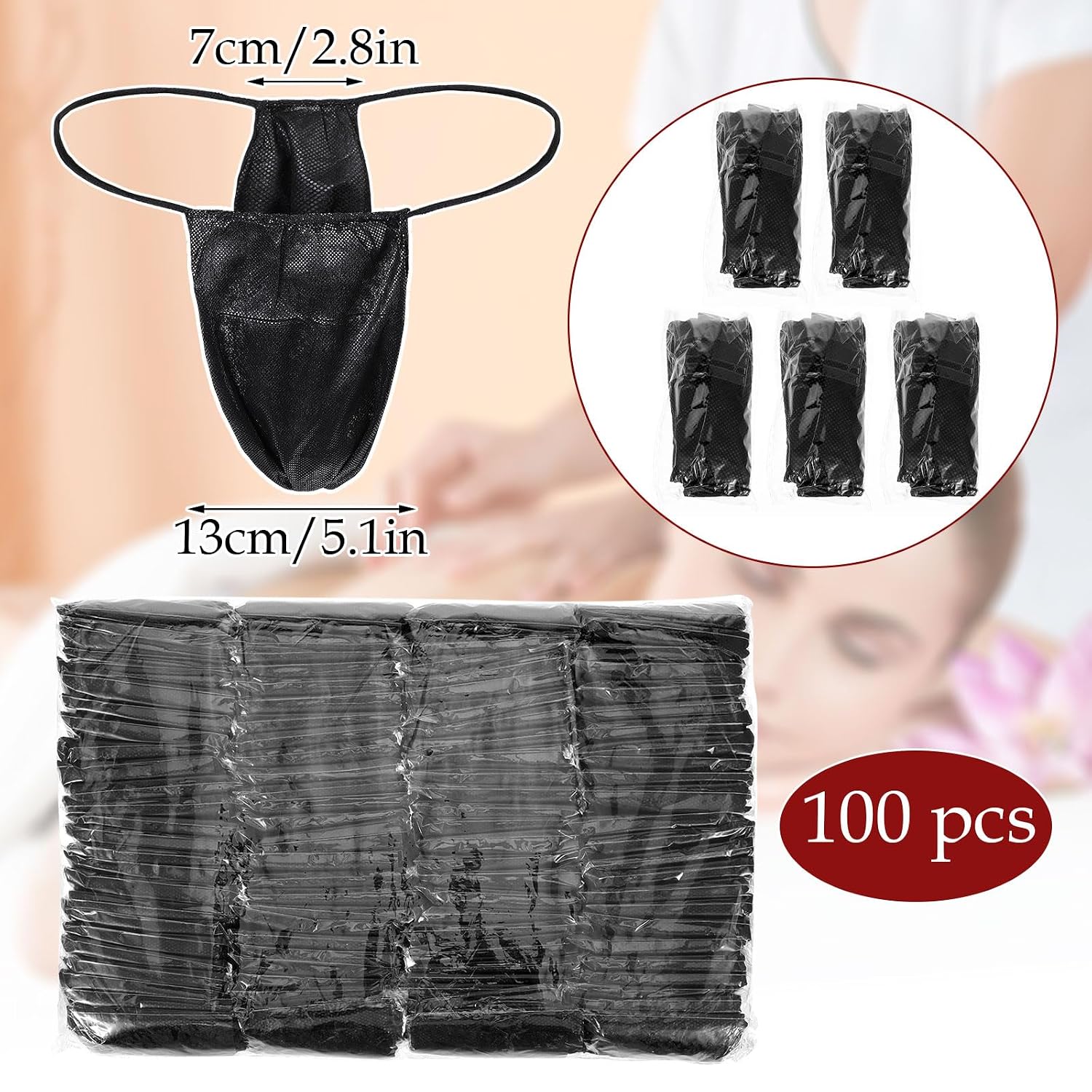 Telooco Disposable Thong Panties for Women — image 2