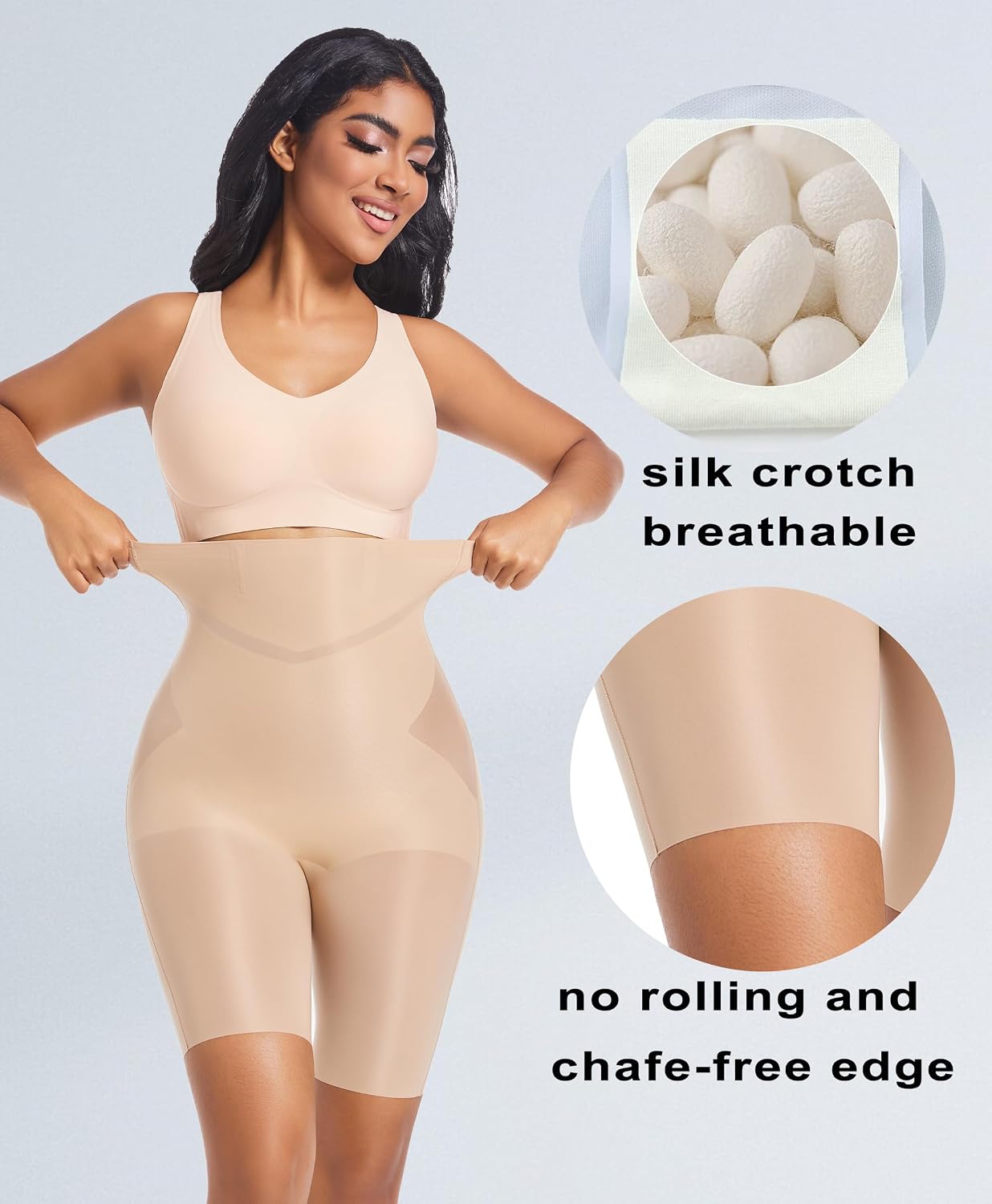 PRETTYWELL High Waisted Tummy Control Shorts — image 4