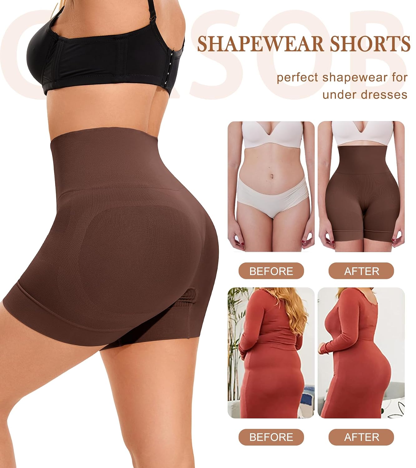 ciksob Tummy Control Shapewear Shorts for Women — image 3
