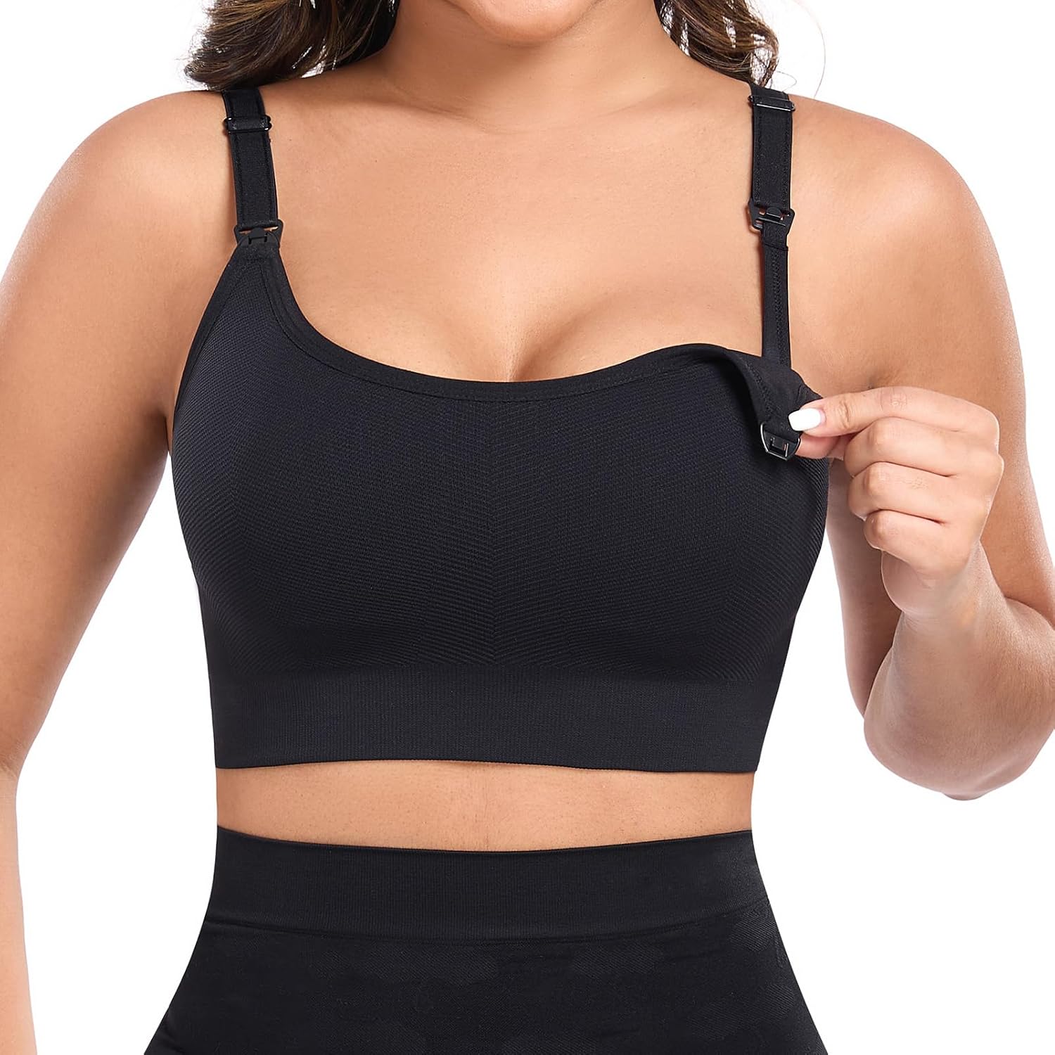 Angelhood Wireless Nursing Bra for Breastfeeding Support