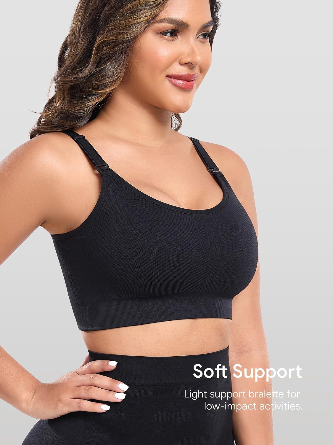 Angelhood Wireless Nursing Bra for Breastfeeding Support — image 4