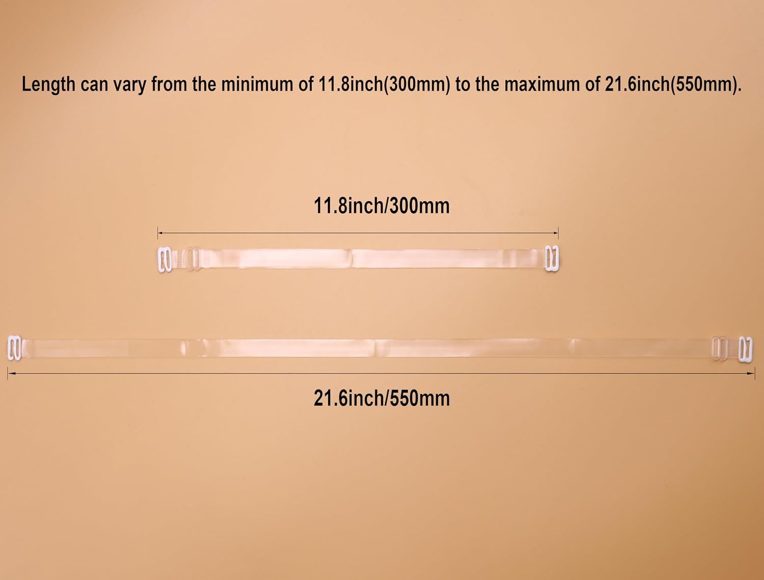 LeonHien Invisible Clear Adjustable Non-Slip Bra Straps — image 4