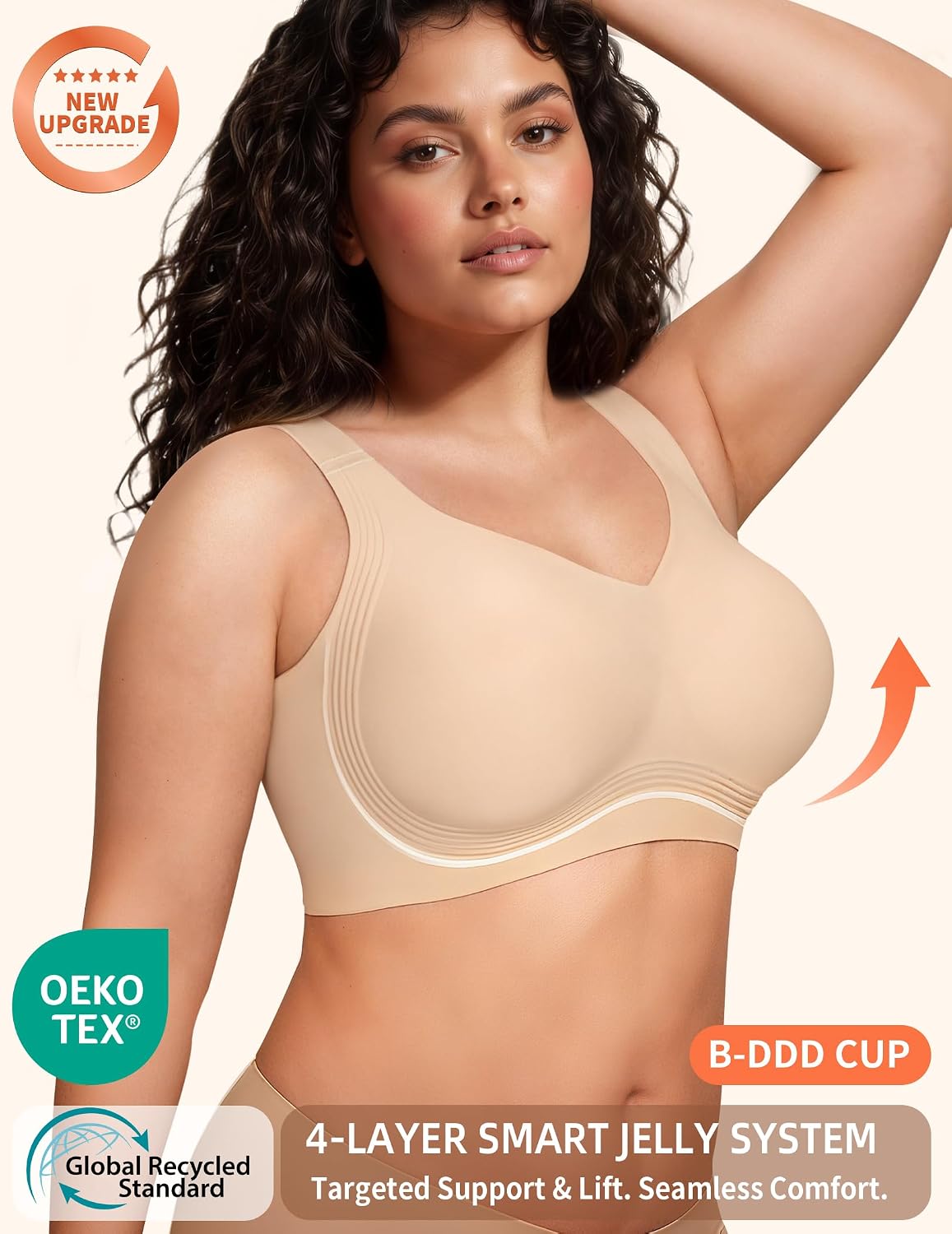 PoseFree Women's Jelly Wireless Full Coverage Bra — image 2