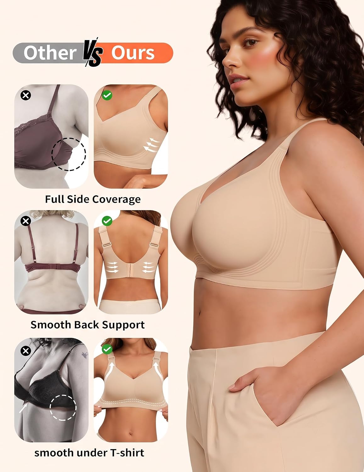 PoseFree Women's Jelly Wireless Full Coverage Bra — image 5