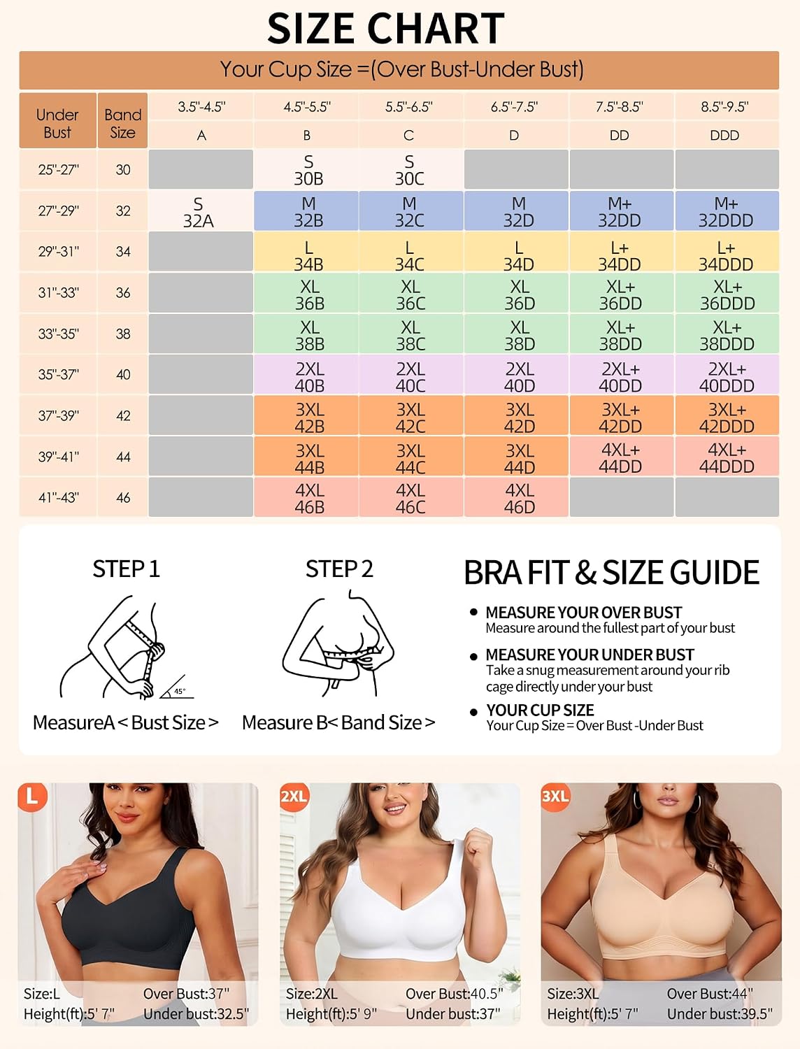 PoseFree Women's Jelly Wireless Full Coverage Bra — image 7