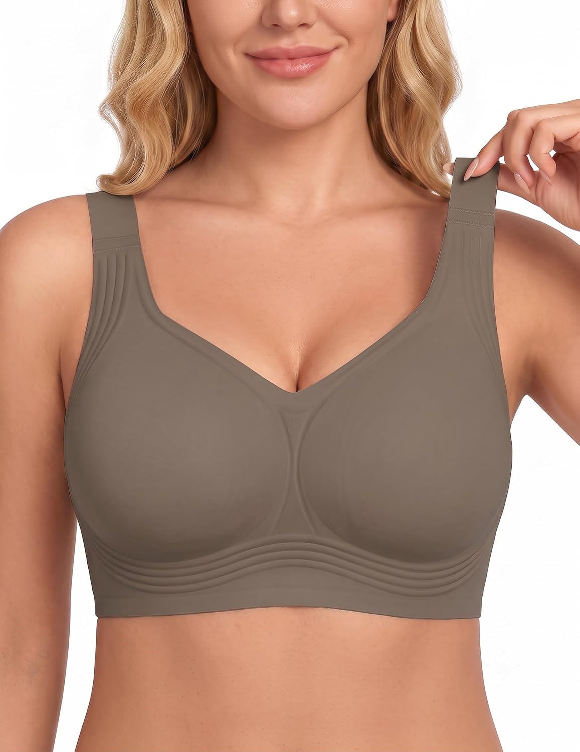 PoseFree Women's Jelly Wireless Full Coverage Bra — image 8