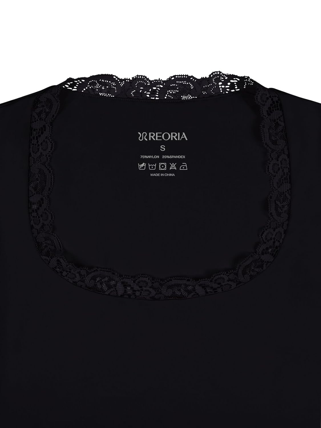 REORIA Women's Lace Long Sleeve Bodysuit — image 5