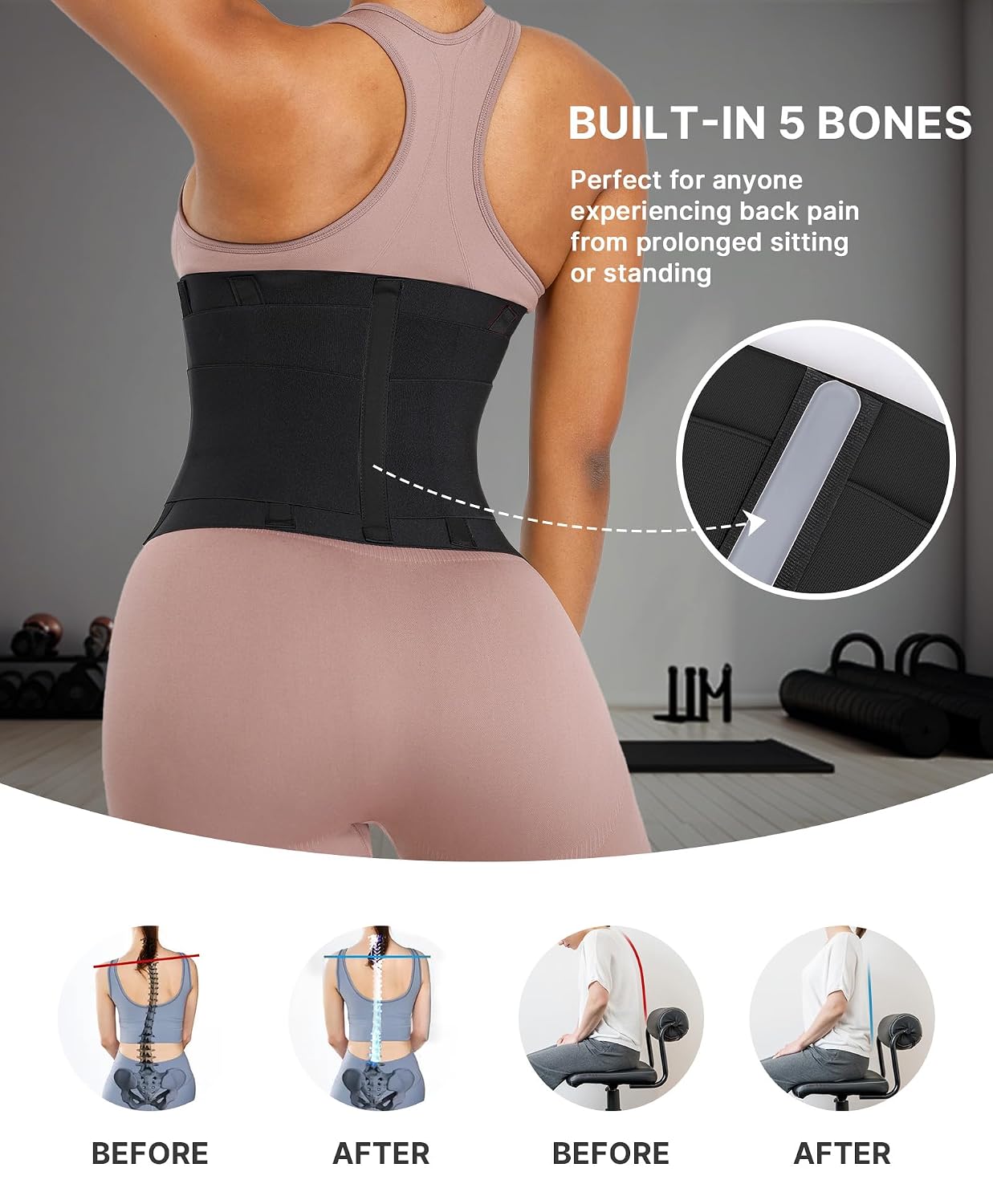 SHAPELLX Waist Trainer Corset for Women — image 4