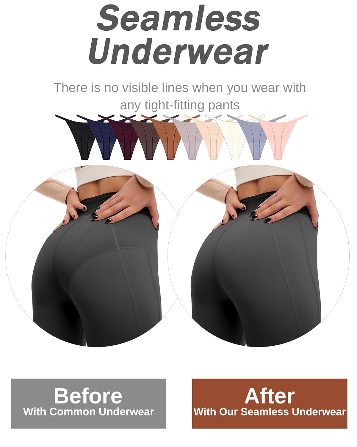 UNDER THE SEA 10 Pack Seamless G-String Thongs — image 3