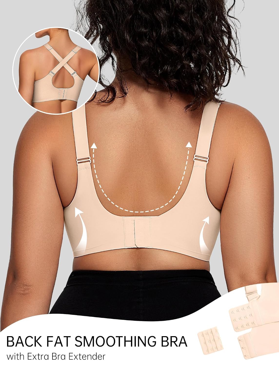 OEAK Wireless Jelly Bra Supportive Full Coverage — image 4