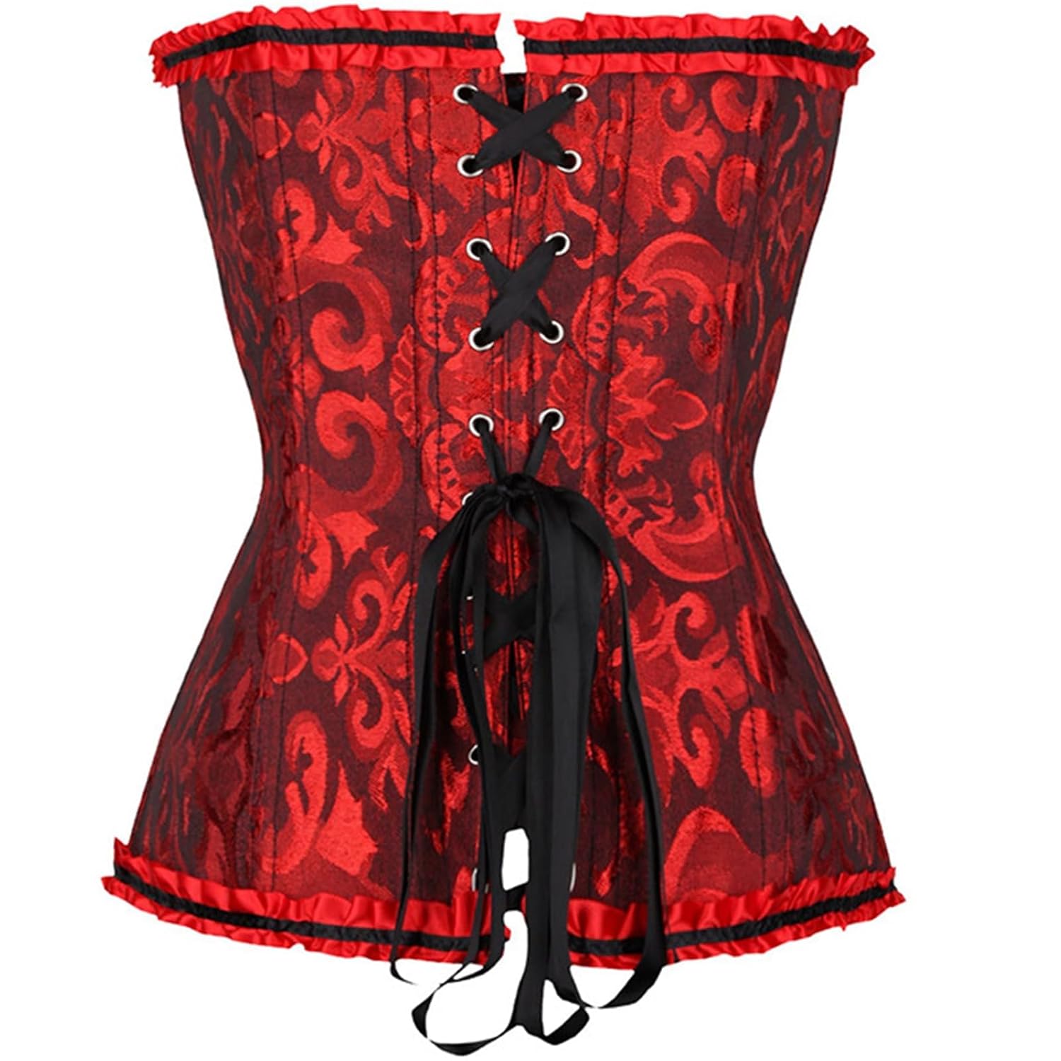 Demays Women's Lace Renaissance Overbust Corset Bodysuit — image 3
