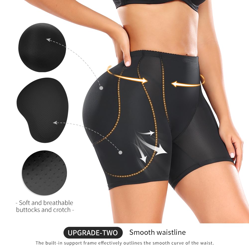 bslingerie Padded Shapewear Tummy Control Butt Lifter Panties — image 5