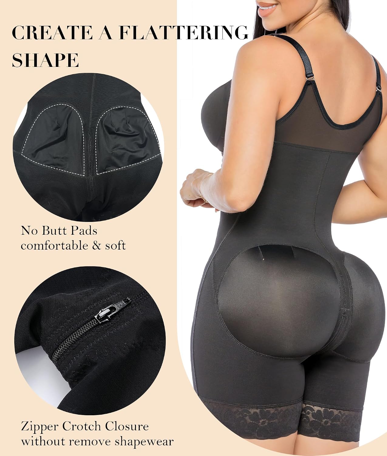 YIANNA Postpartum Shapewear Tummy Control Body Shaper — image 4