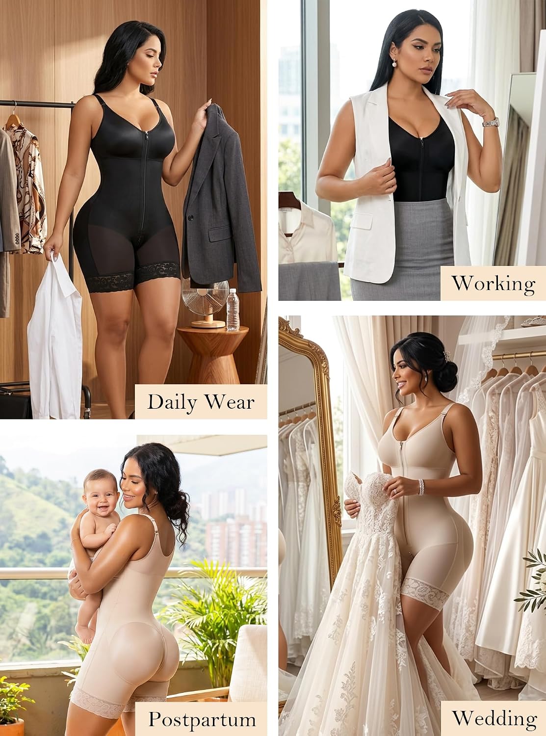 YIANNA Postpartum Shapewear Tummy Control Body Shaper — image 6