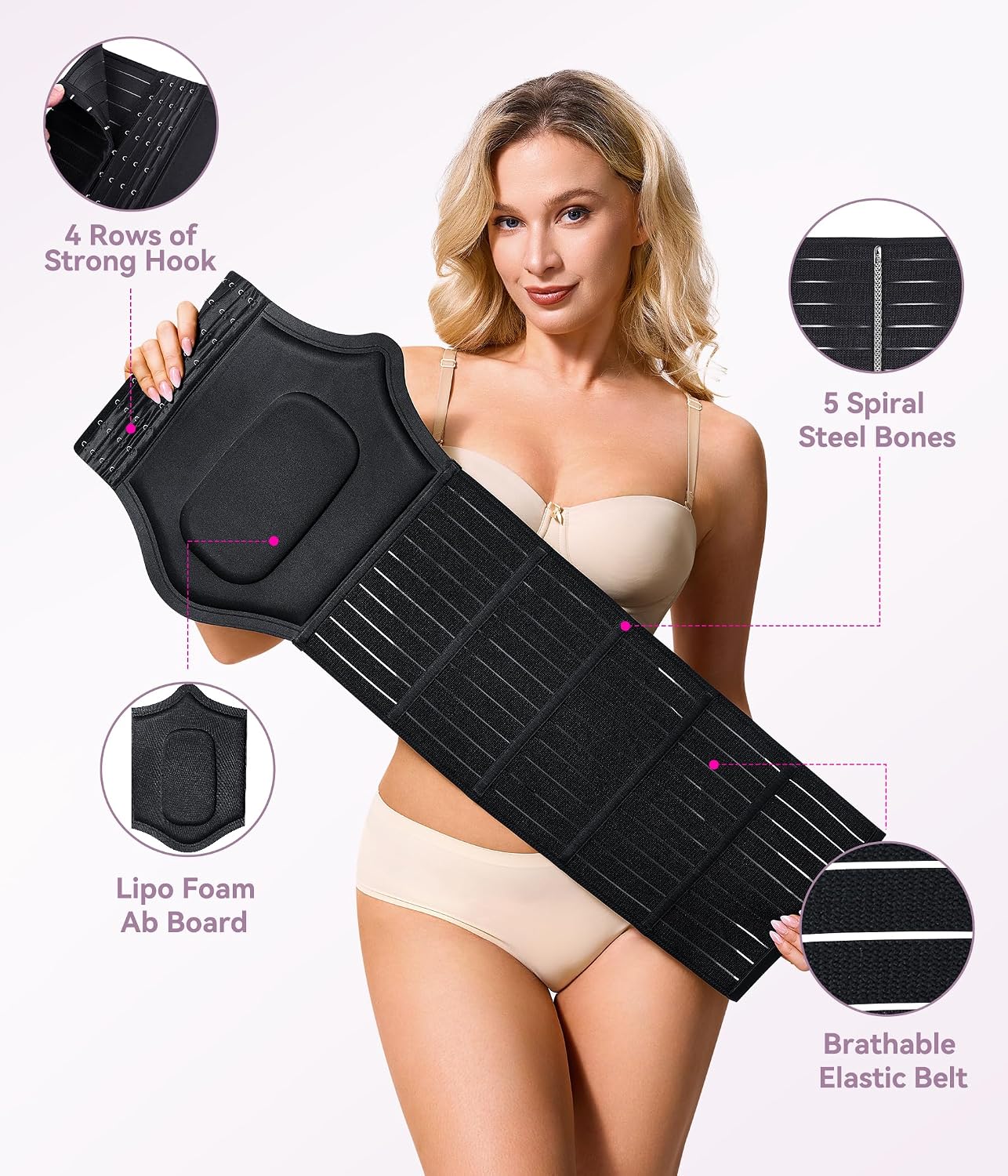 YERKOAD 360 Lipo Foam Post Surgery Ab Board — image 2