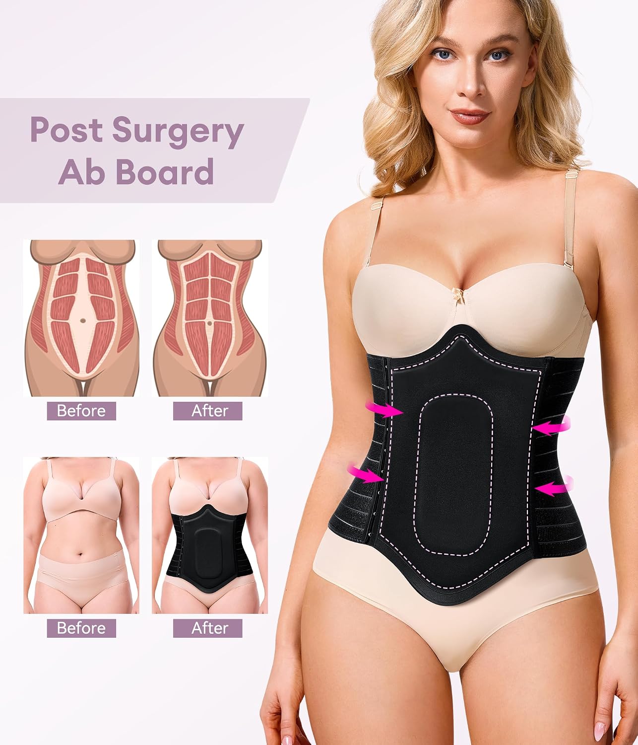 YERKOAD 360 Lipo Foam Post Surgery Ab Board — image 4