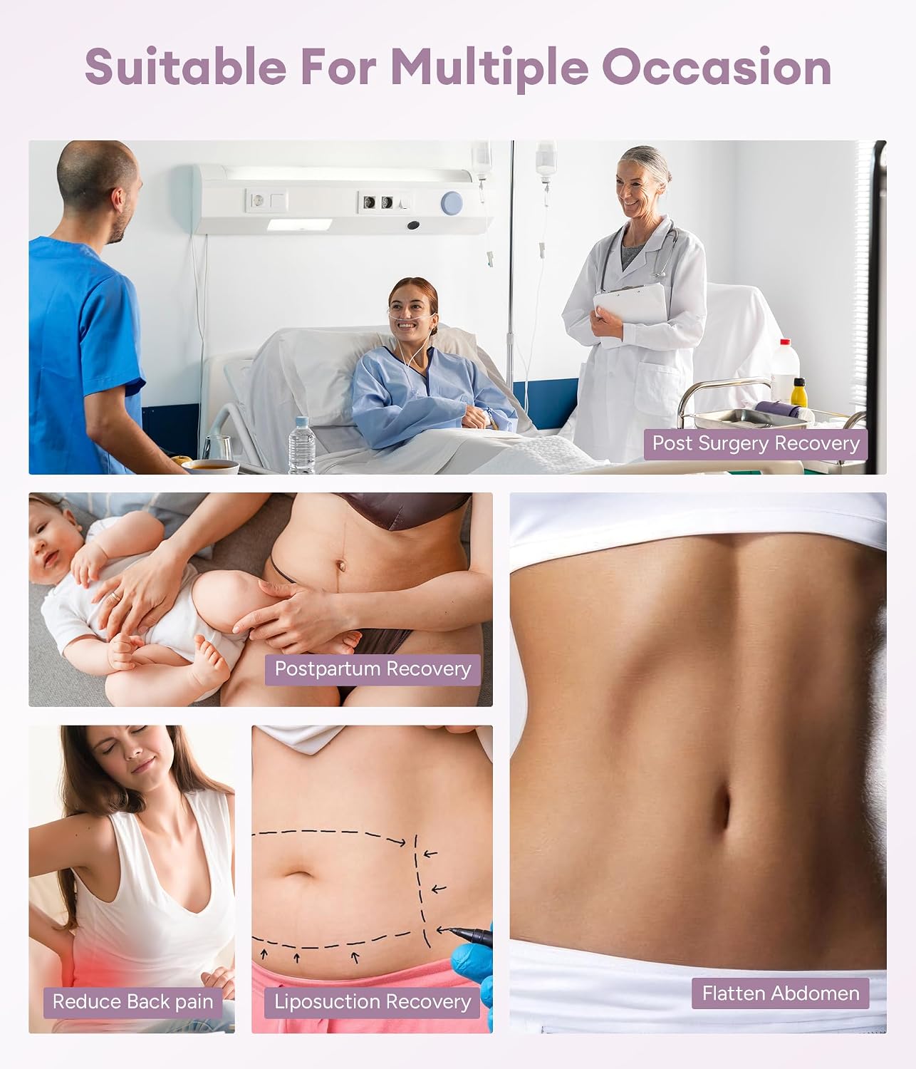 YERKOAD 360 Lipo Foam Post Surgery Ab Board — image 6