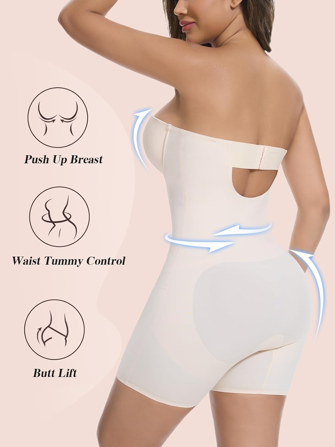 Slimers Strapless Shapewear with Built-In Bra — image 2