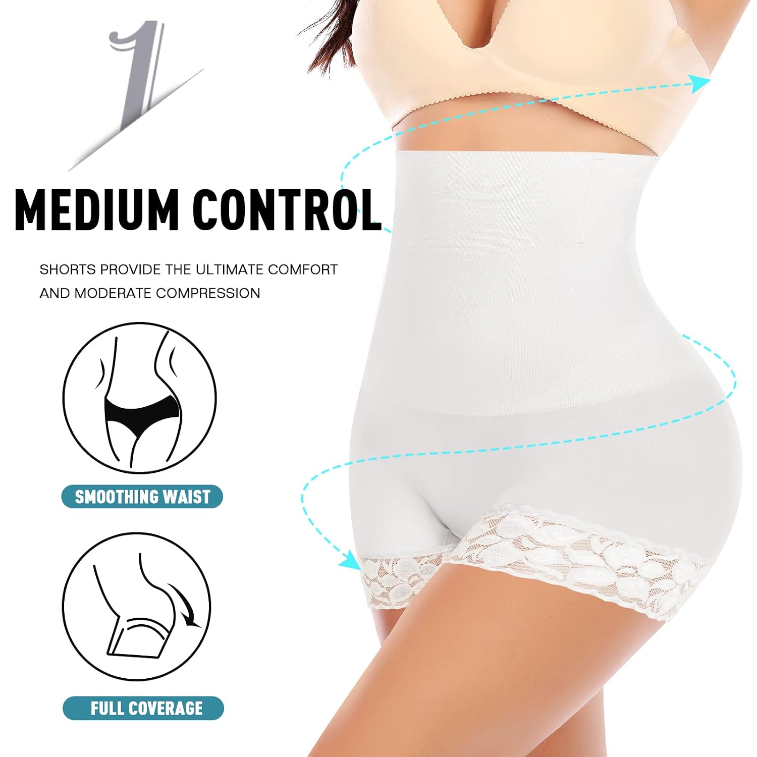 Werena High Waist Tummy Control Shapewear Shorts — image 3