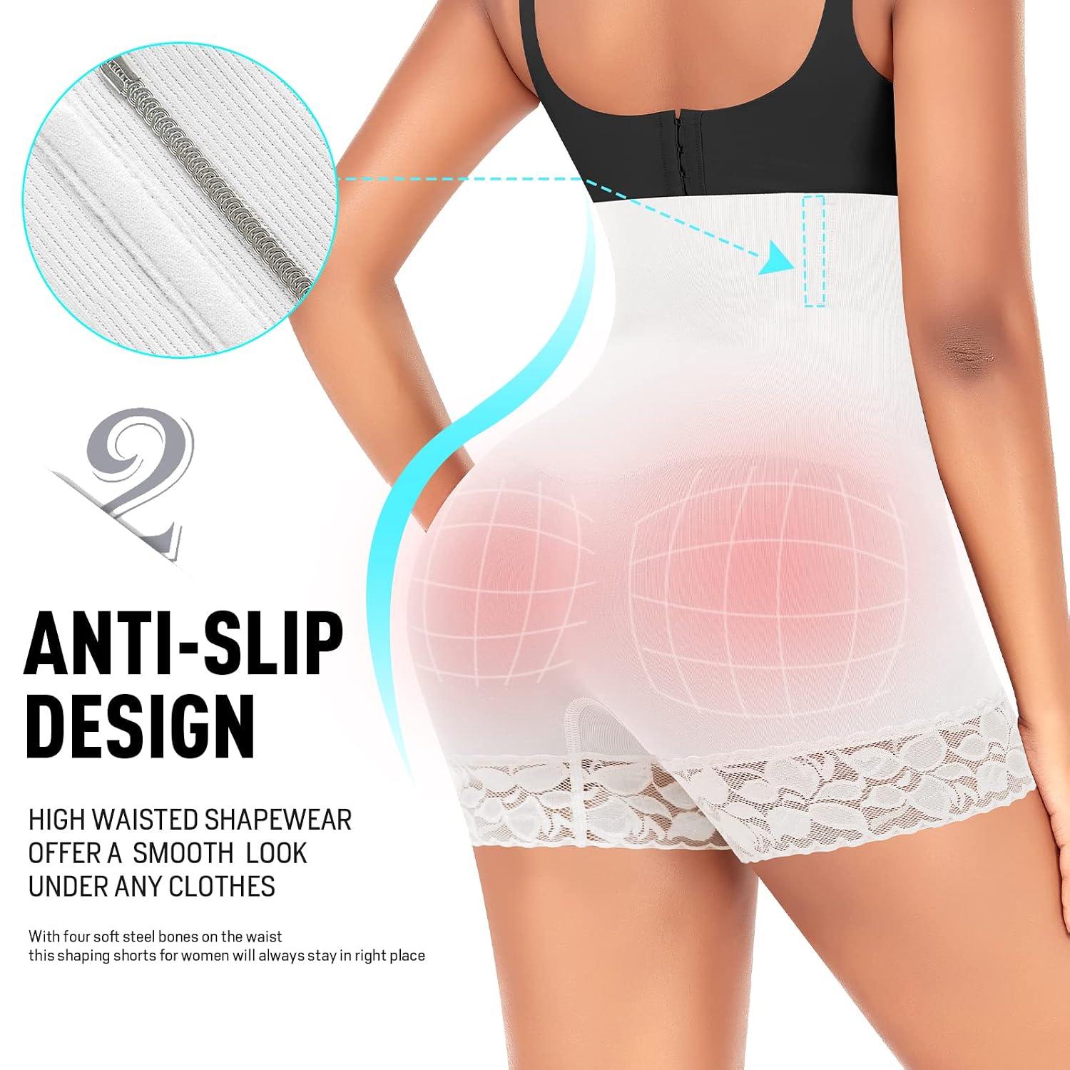 Werena High Waist Tummy Control Shapewear Shorts — image 4