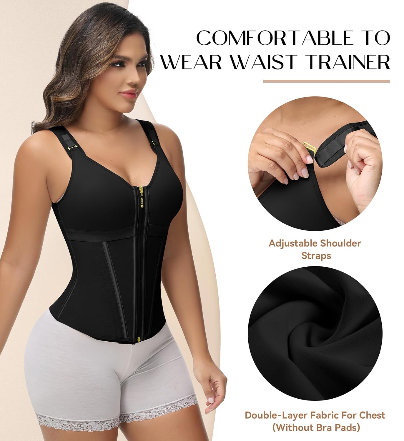 SHAPSHE Waist Trainer Corset with Bra — image 3