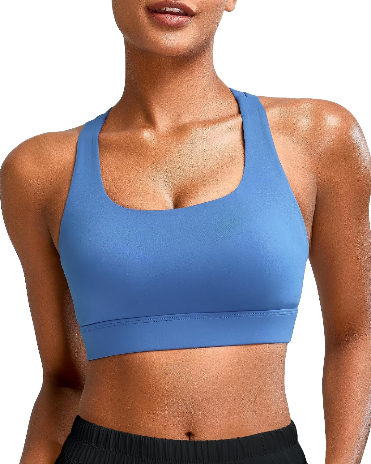 RUNNING GIRL High Impact Scoop Neck Sports Bra — image 9
