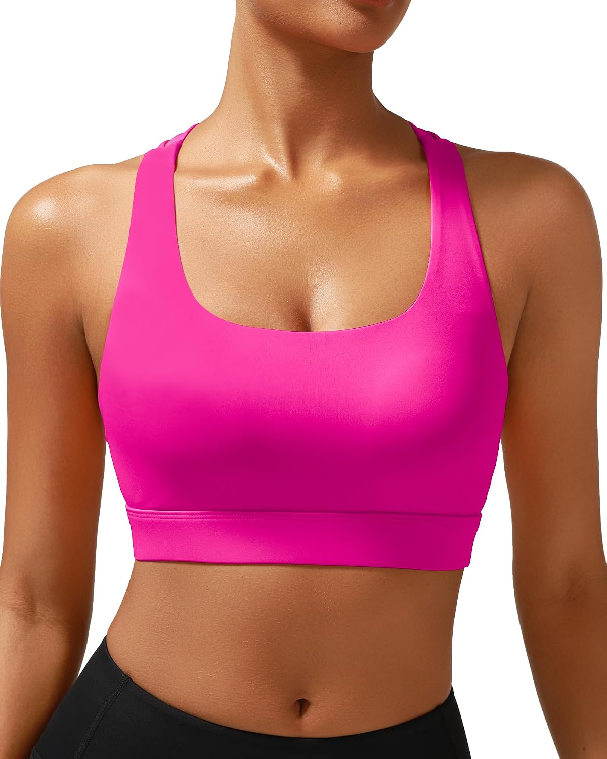 RUNNING GIRL High Impact Strappy Sports Bra