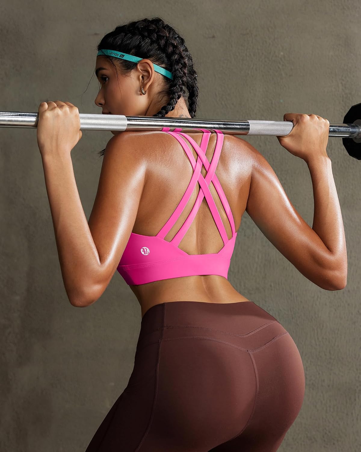 RUNNING GIRL High Impact Strappy Sports Bra — image 6