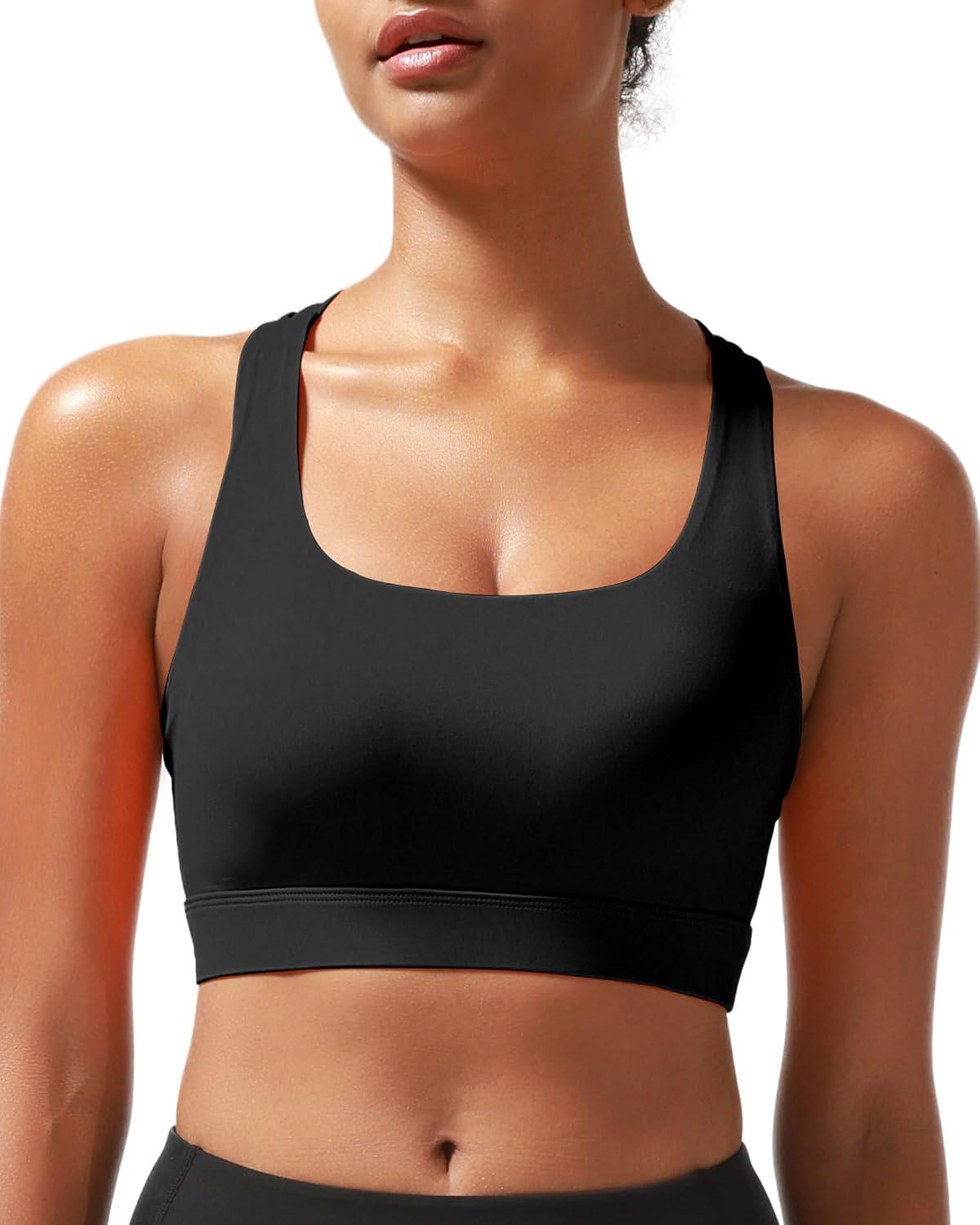 RUNNING GIRL High Impact Strappy Sports Bra