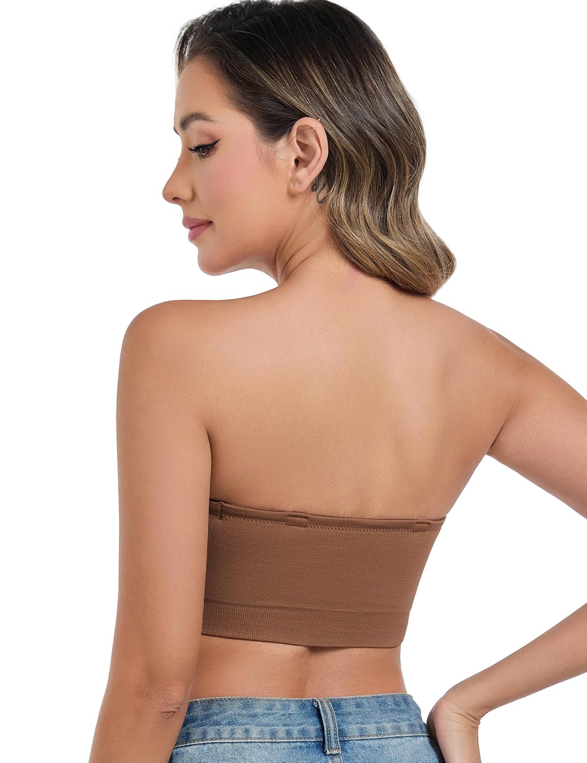 ANGOOL Wirefree Non-Slip Strapless Bandeau Bra — image 3