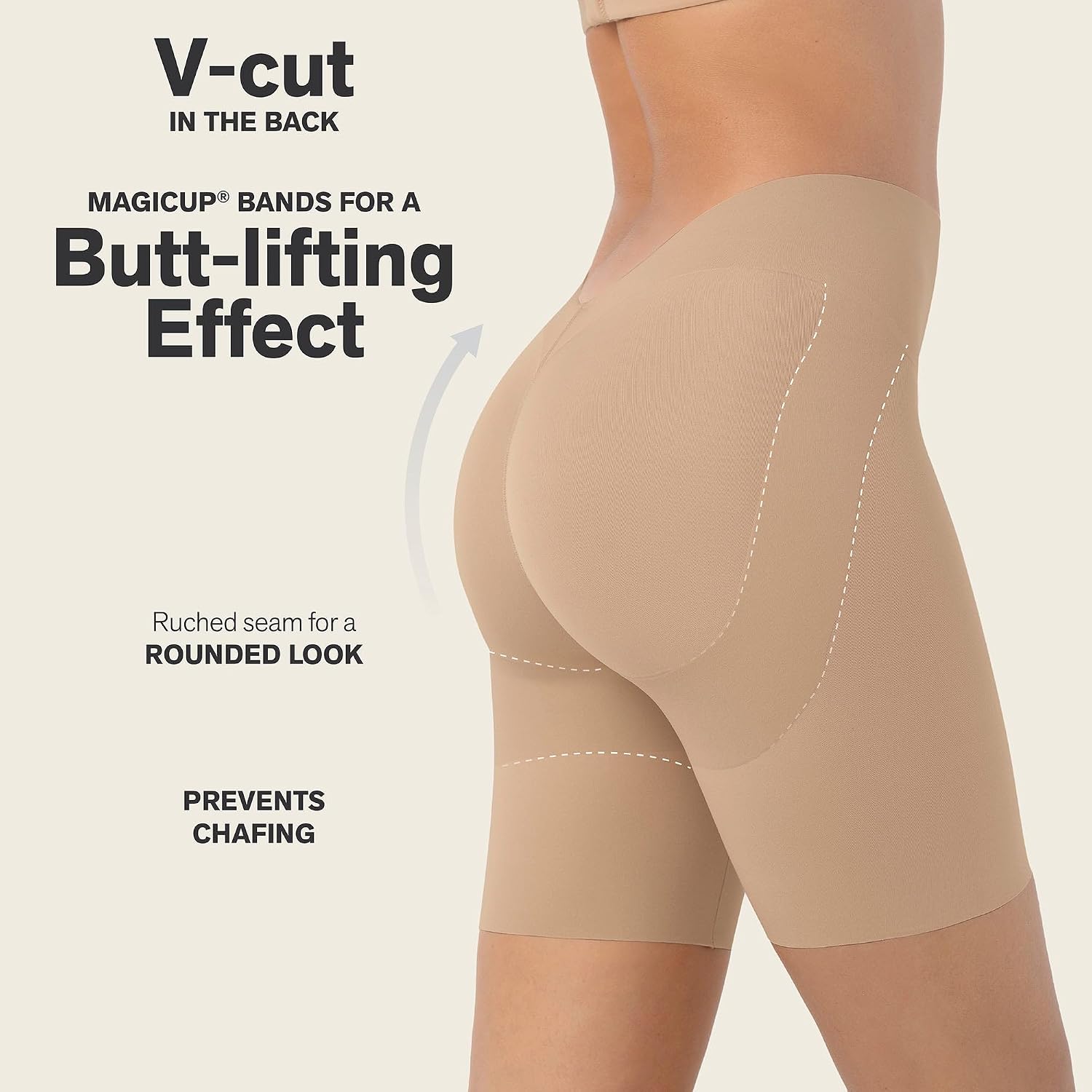 Leonisa InvisiPlunge Low-Back Shapewear Shorts — image 2