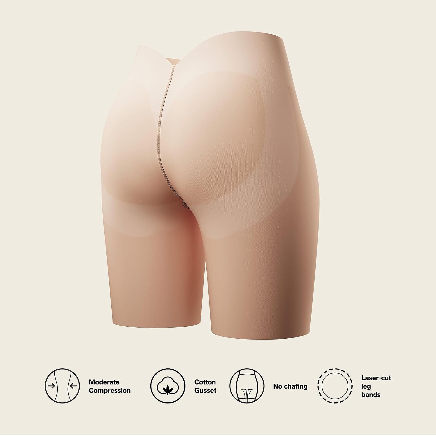 Leonisa InvisiPlunge Low-Back Shapewear Shorts — image 4