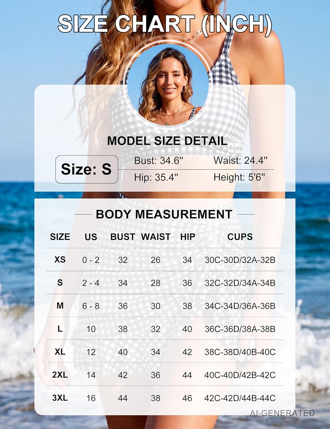 Blooming Jelly High Waisted Tummy Control Bikini Set — image 6