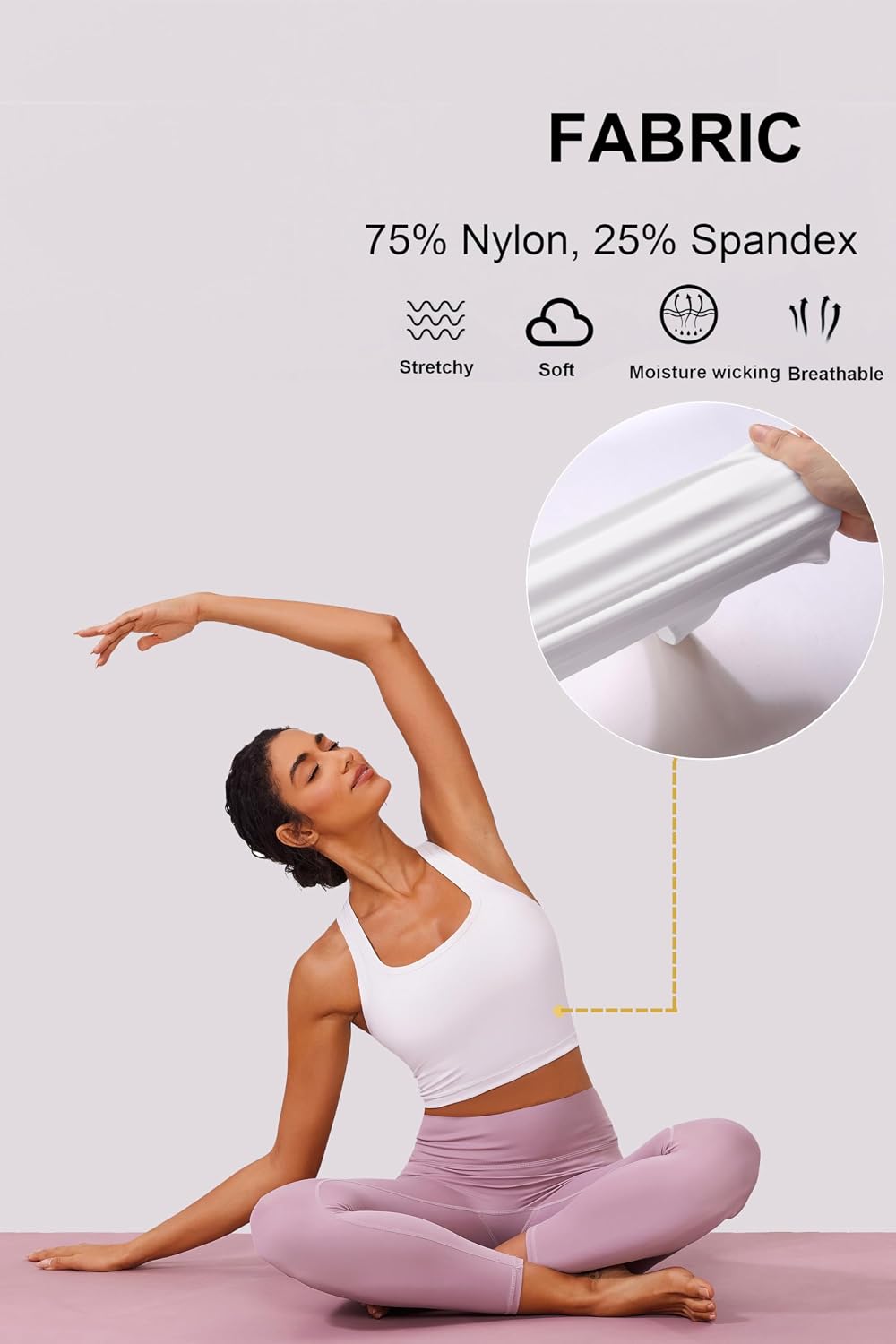 PINSPARK Racerback Sports Bra Tank Top — image 3