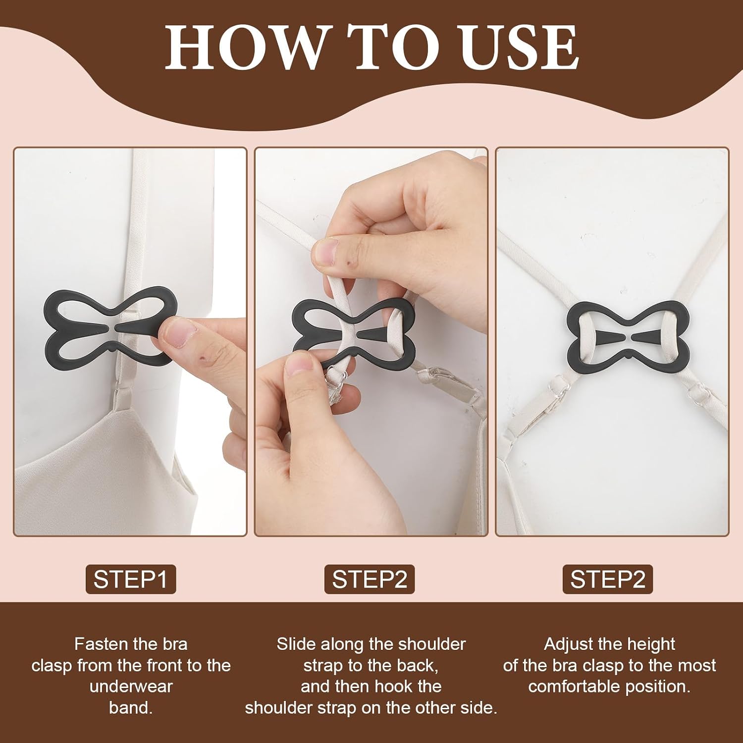 BOHUIZ Bra Strap Holder Clips for Racerback — image 6
