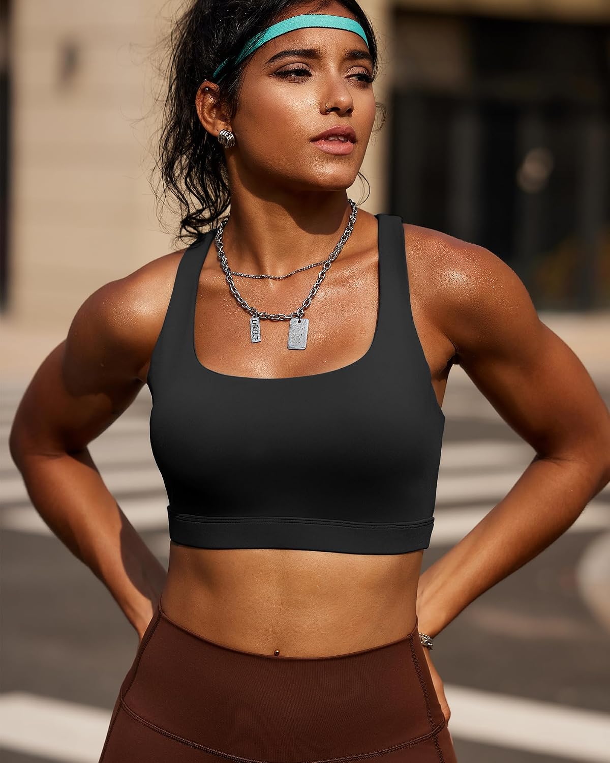 RUNNING GIRL High Support Racerback Sports Bra — image 2