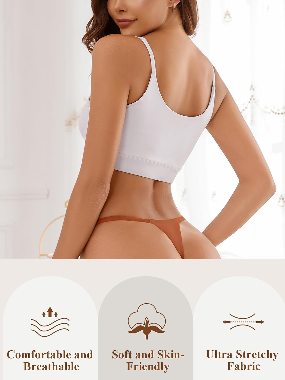 linccure Seamless G-String Thongs 8 Pack — image 2