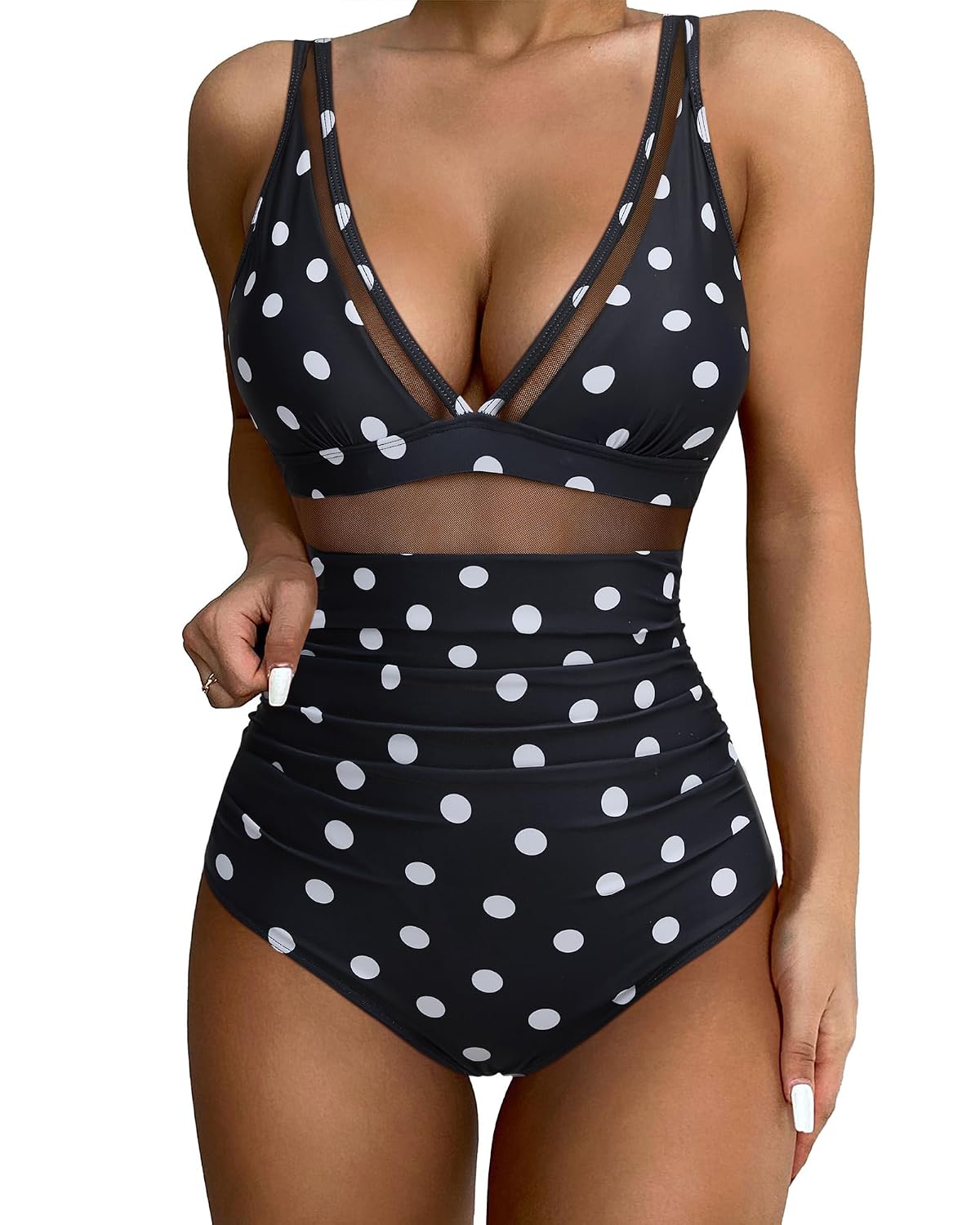 SUUKSESS Mesh Tummy Control Swimsuit — image 8