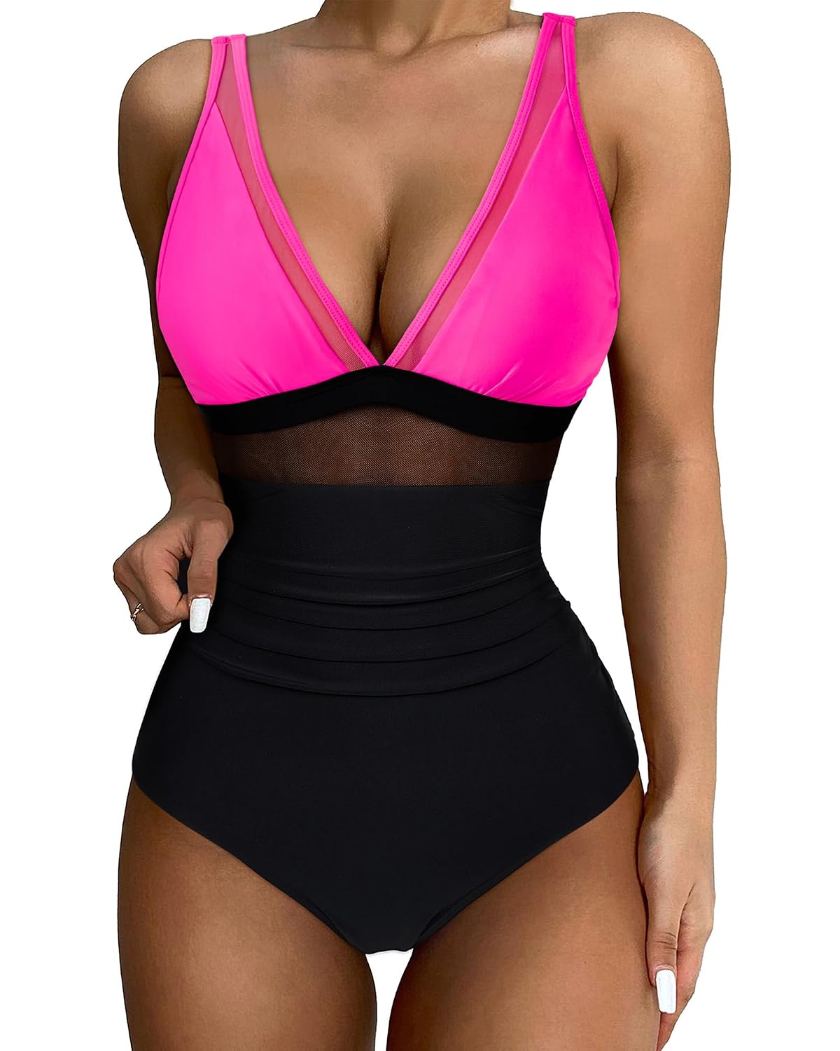 SUUKSESS Mesh Tummy Control Swimsuit — image 10