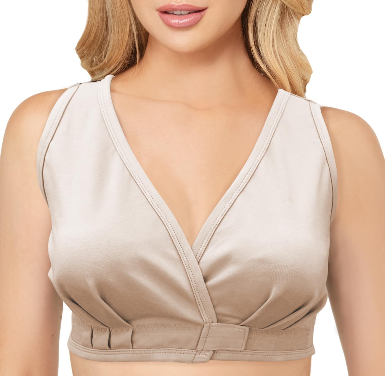 Alessandra B Cotton Adaptive Front Closure Bra — image 5