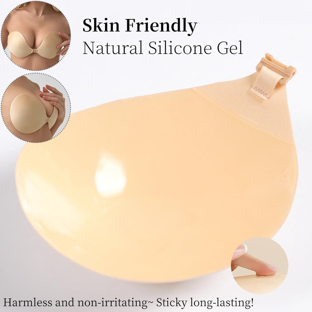 Sexy Code 1701 Invisible Adhesive Push-Up Strapless Bra — image 2