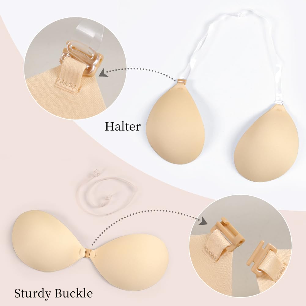 Sexy Code 1701 Invisible Adhesive Push-Up Strapless Bra — image 4