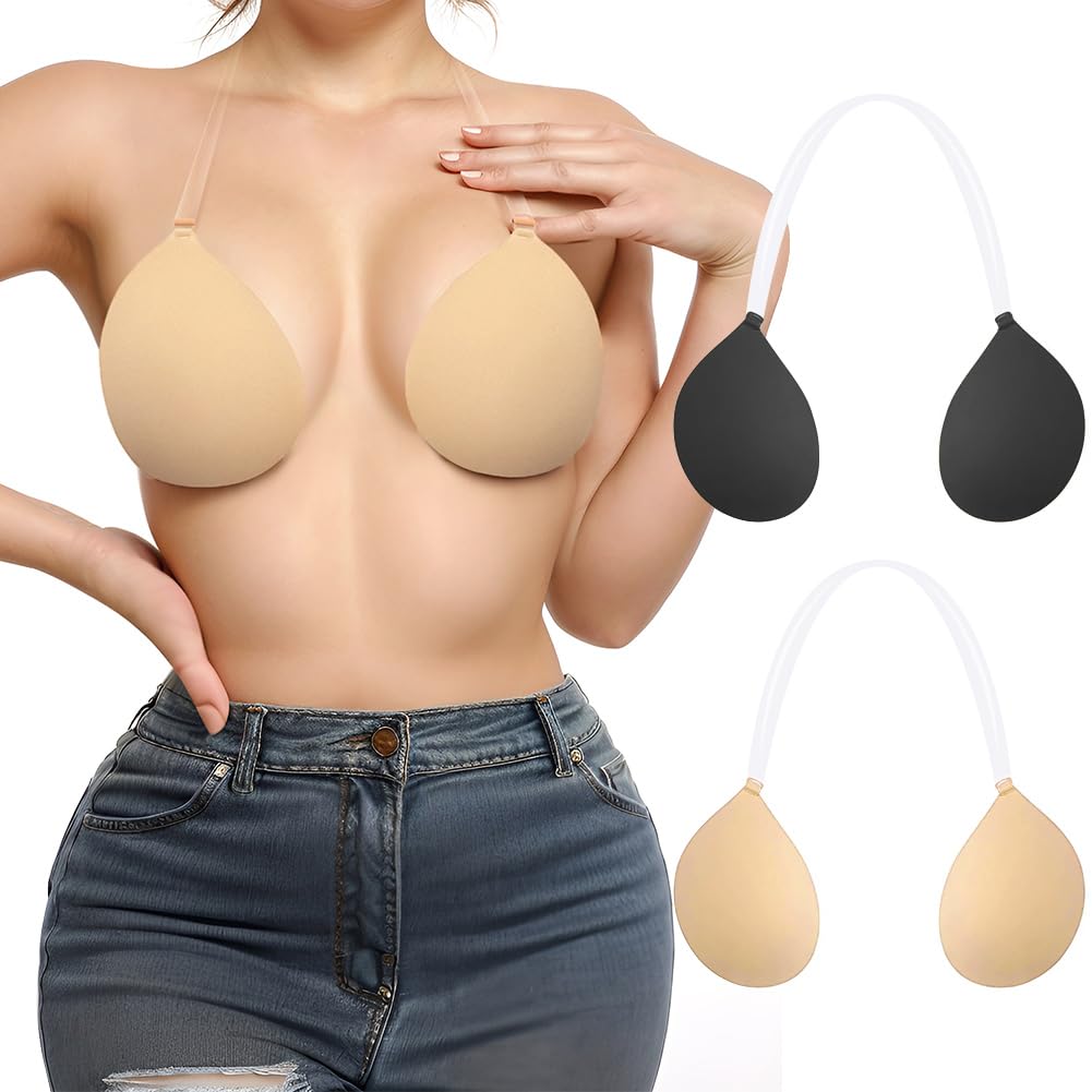 Sexy Code 1701 Invisible Adhesive Push-Up Strapless Bra — image 7