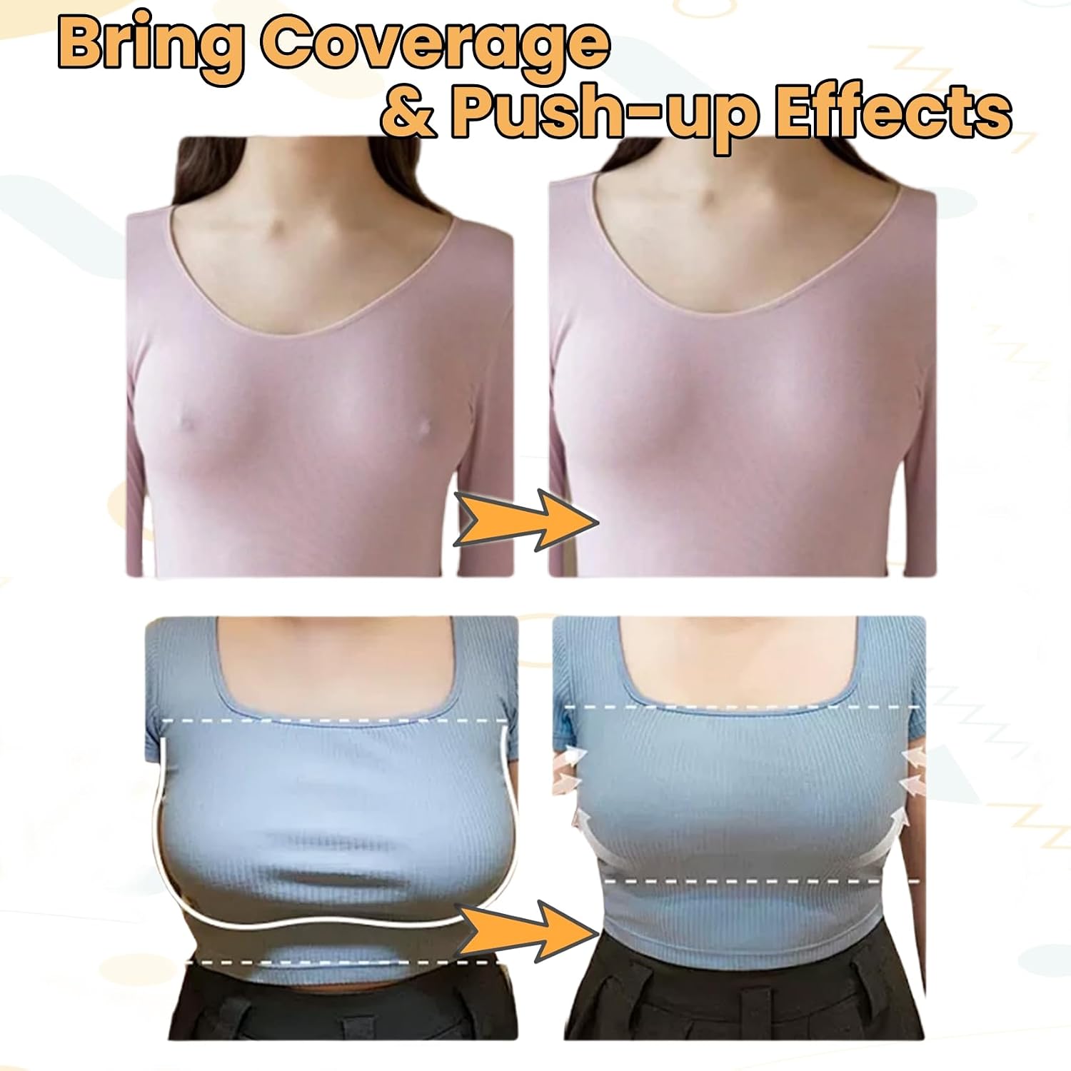 Nimiah Thick Padded Strapless Adhesive Push-Up Bra — image 2
