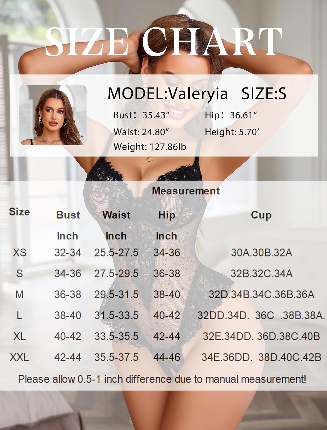 Avidlove Sexy Lace Teddy Bodysuit for Women — image 6
