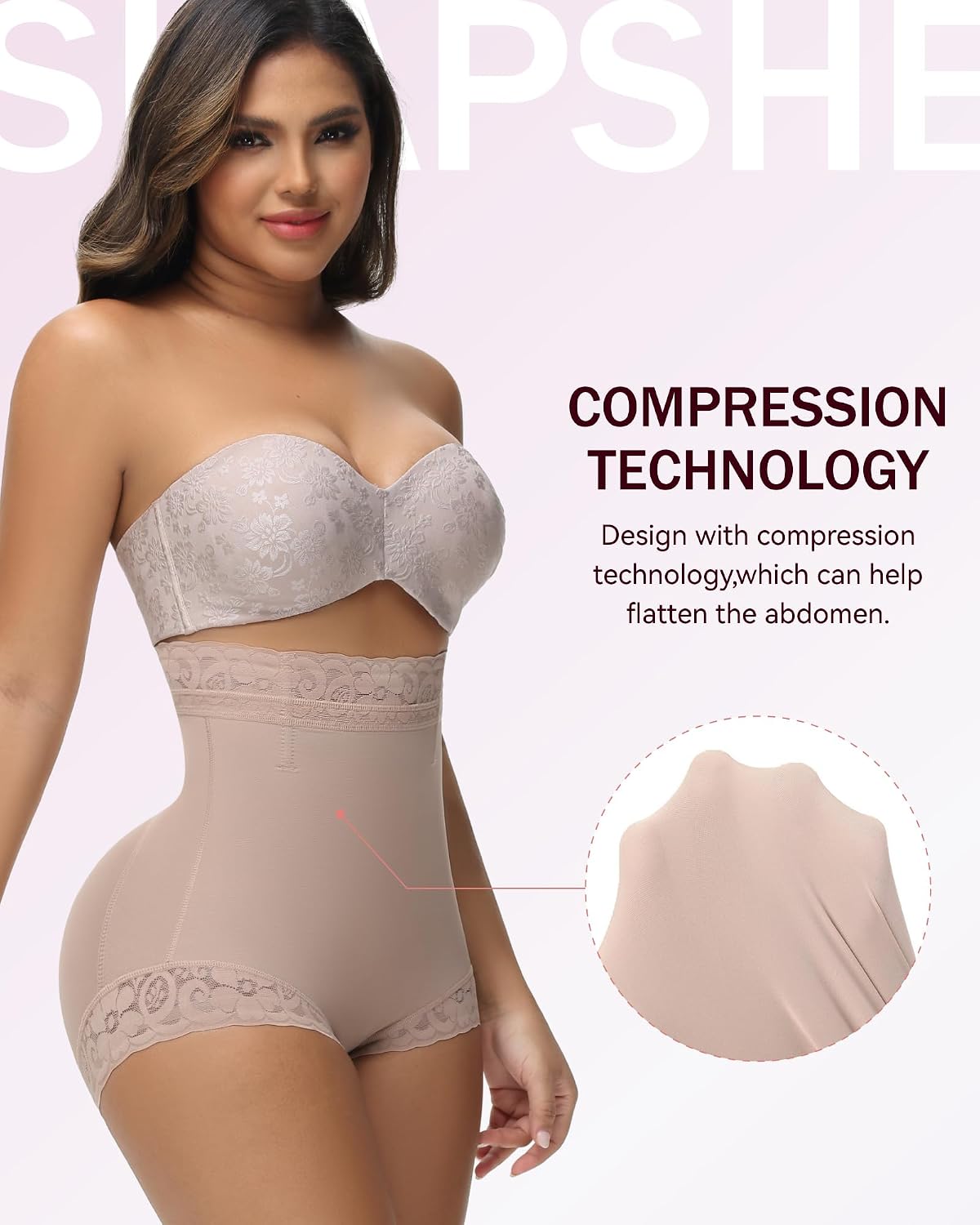 SHAPSHE High Waisted Butt Lifting Shapewear Shorts — image 5