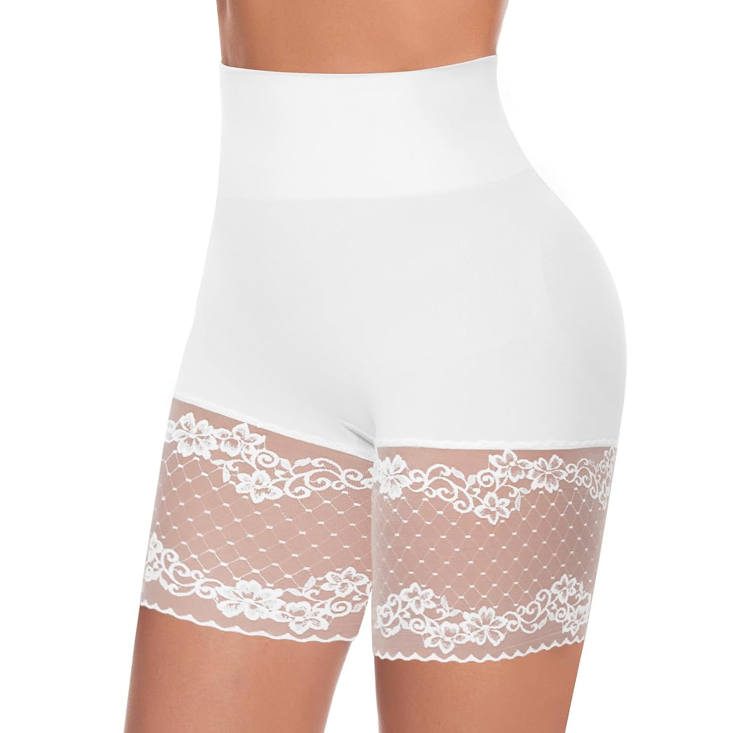 Miguofan Seamless Tummy Control Shapewear Shorts